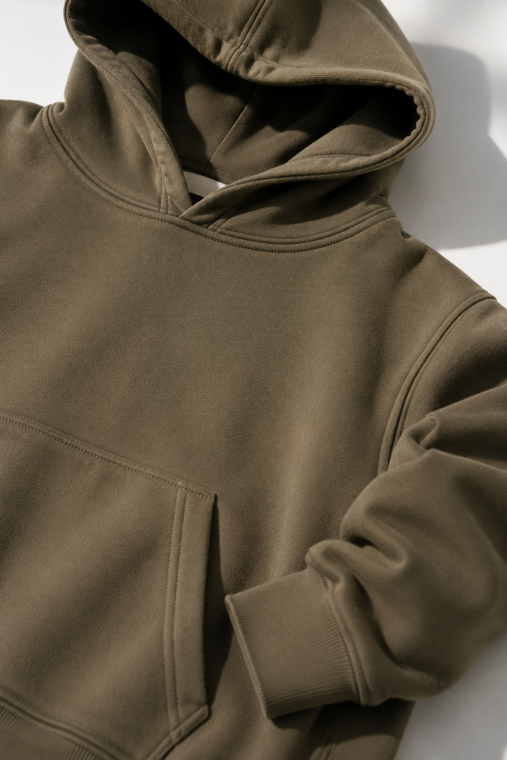 Depot 21 heavyweight hoodie fabric weight closeup