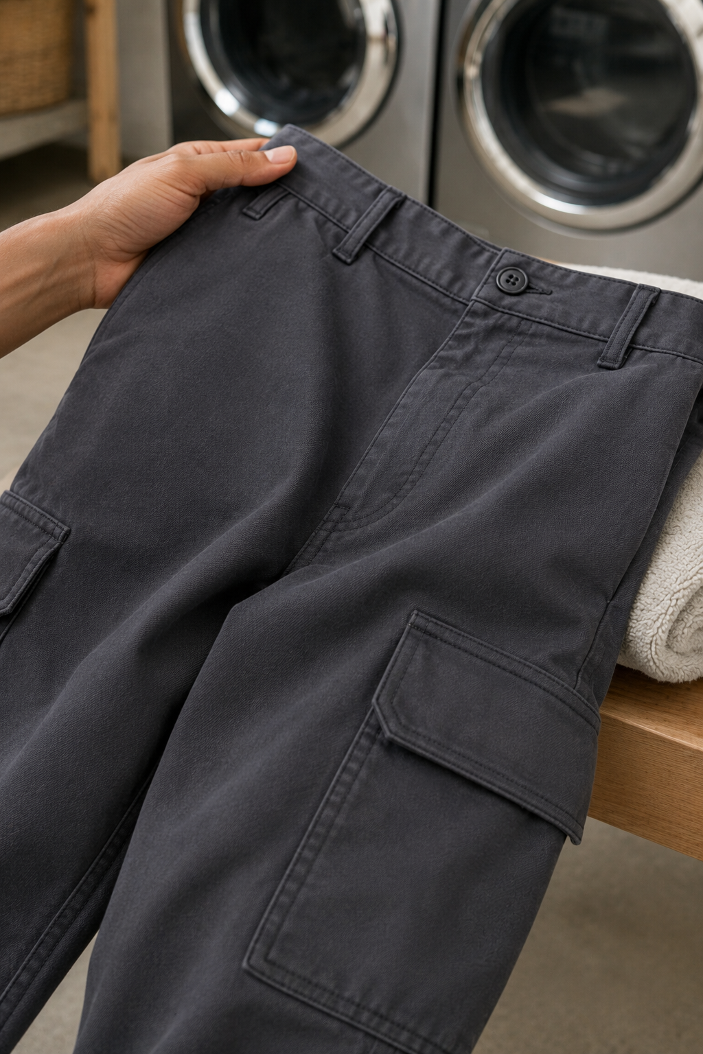 Core 44 work pant fabric weight closeup