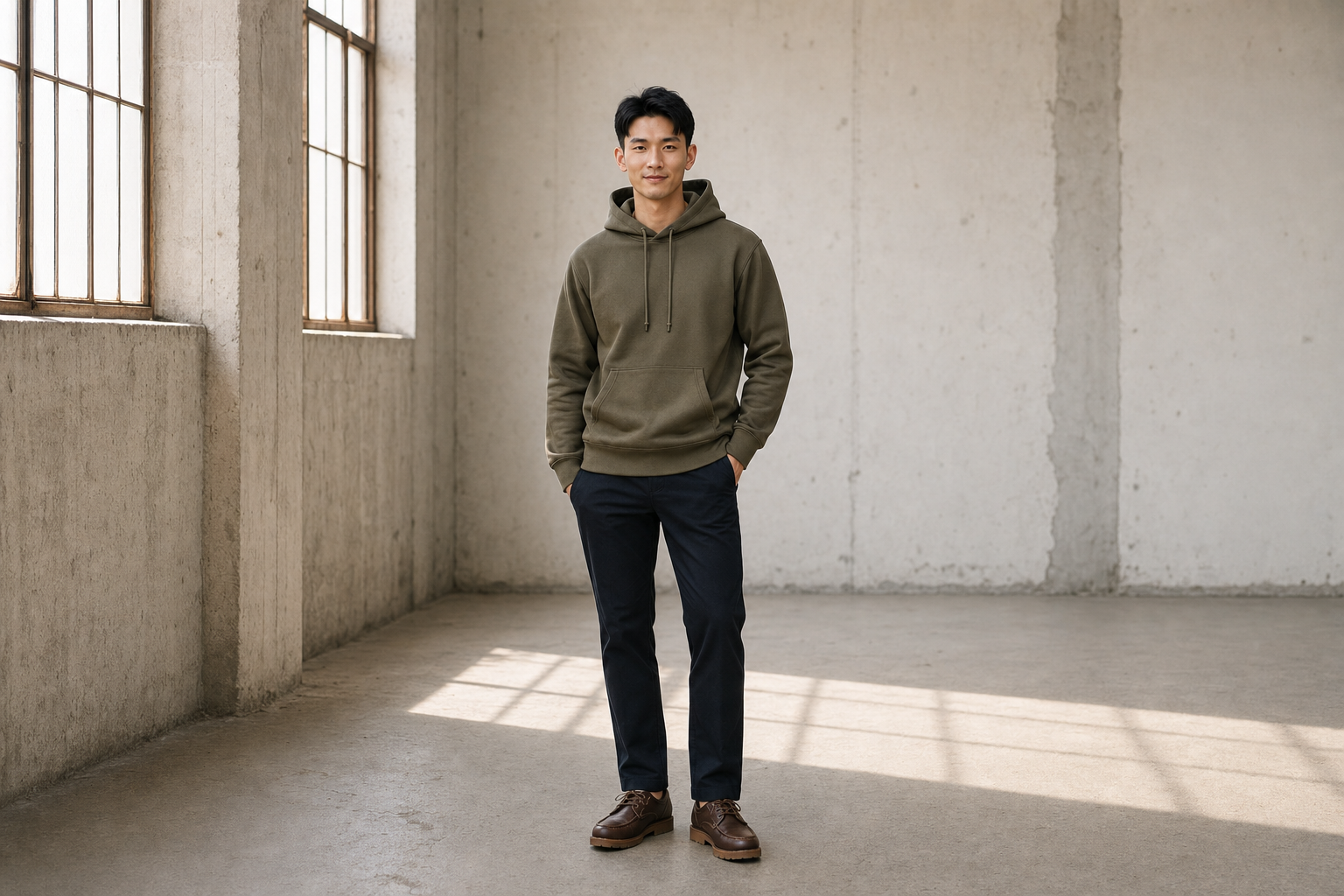 Westwood Heavyweight Hoodie pocket and hem note