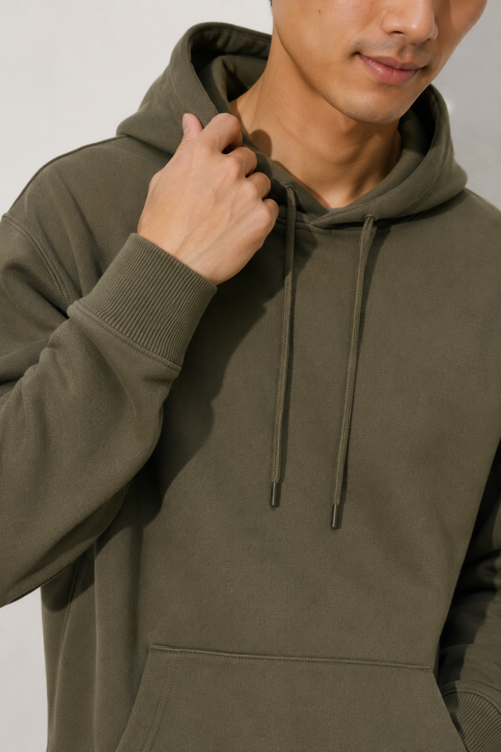 Depot 71 heavyweight hoodie fabric weight closeup