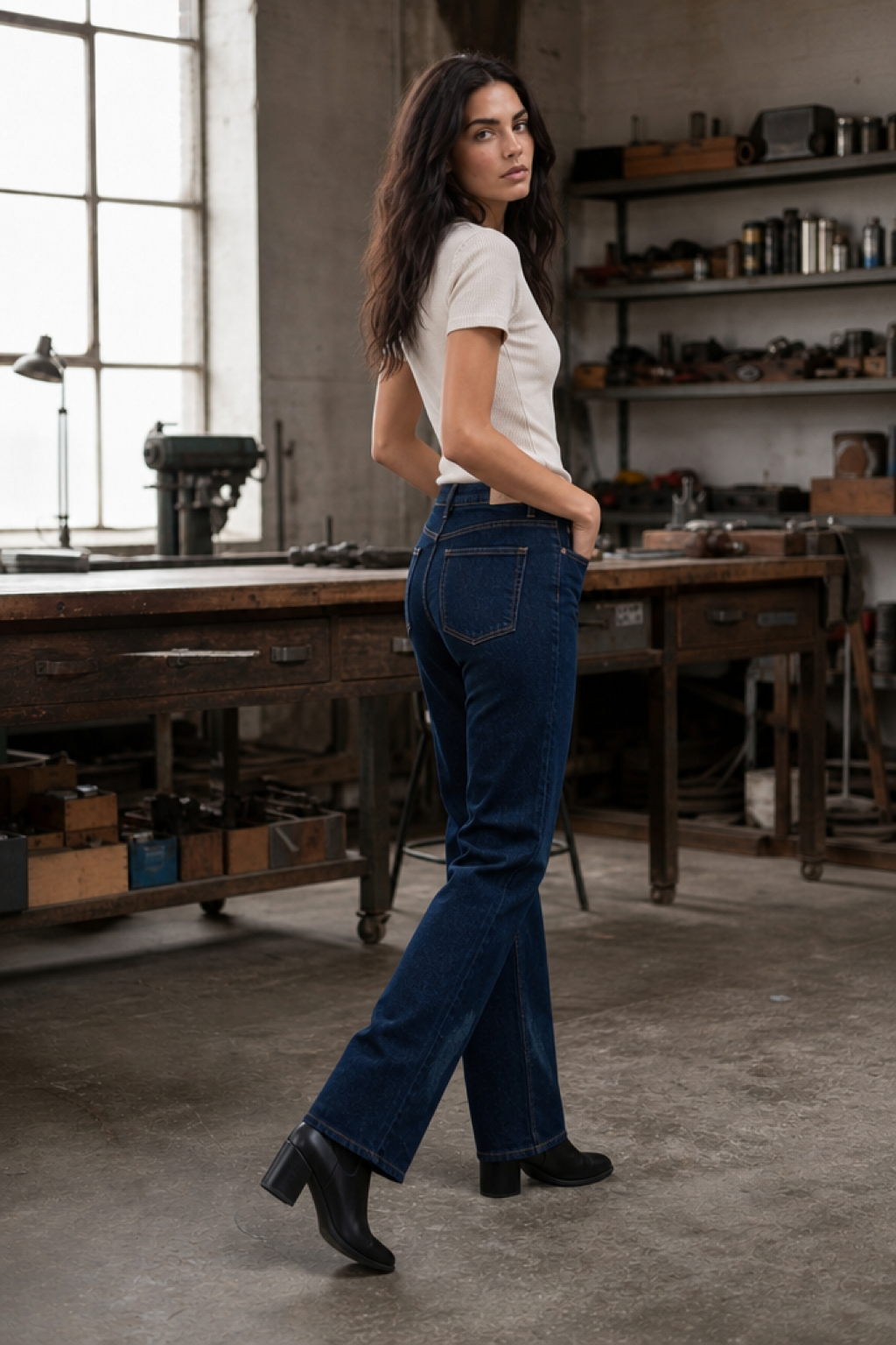 Baseline 78 relaxed jean work angle view
