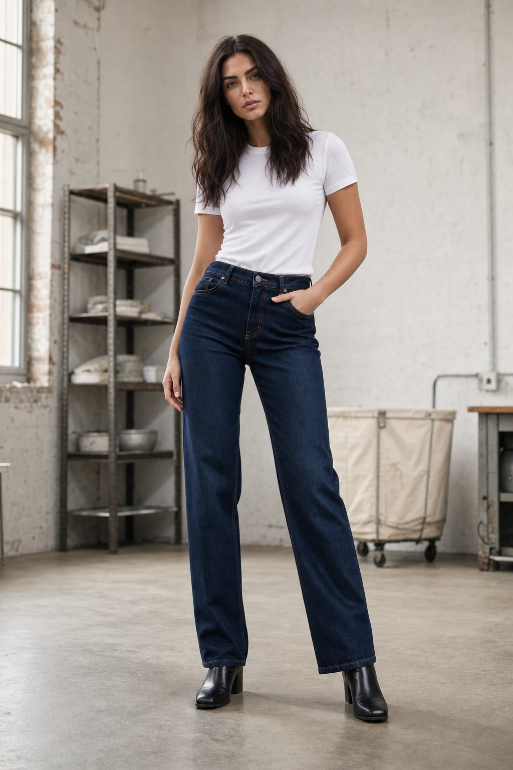 Foundry 93 relaxed jean bright supply frame