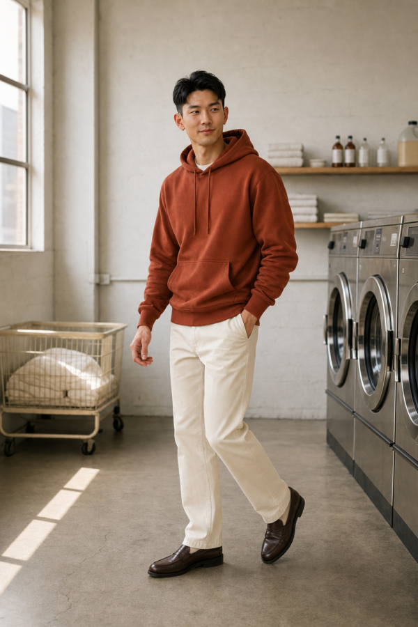 Arkwright 06 heavyweight hoodie alternate angle