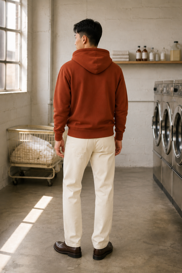 Arkwright 06 heavyweight hoodie back or construction