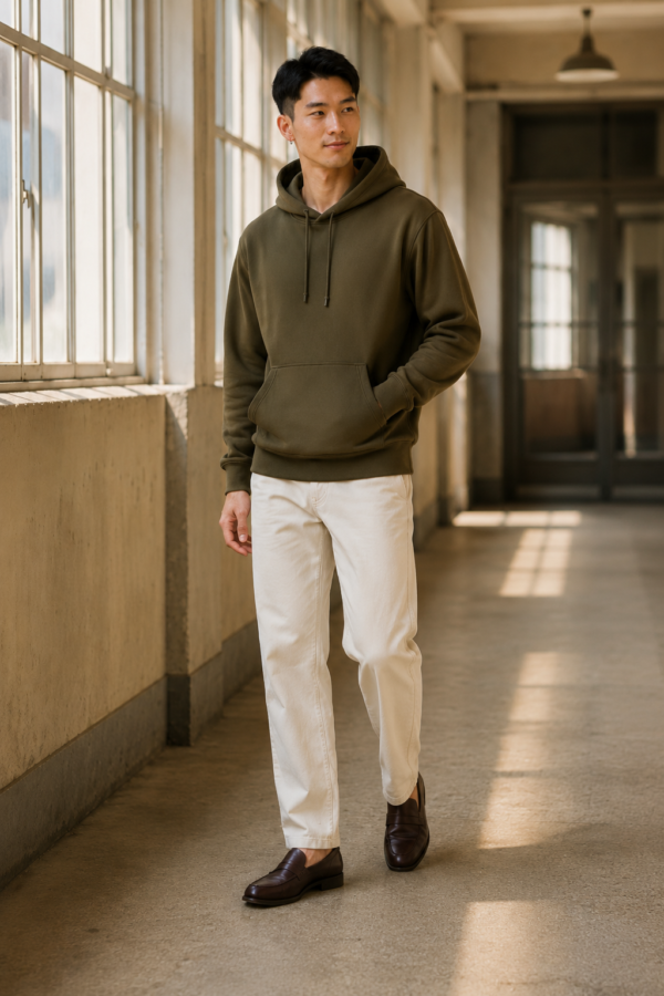 Arkwright 16 heavyweight hoodie alternate angle