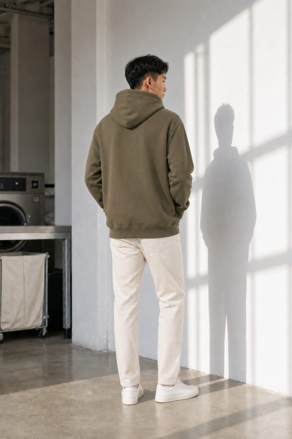 Depot 21 heavyweight hoodie back or construction