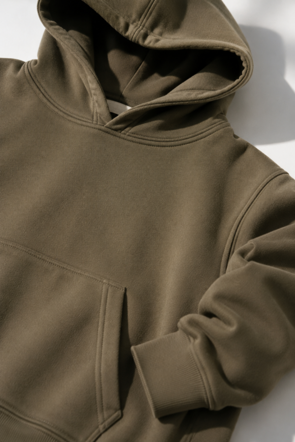 Depot 21 heavyweight hoodie fabric detail