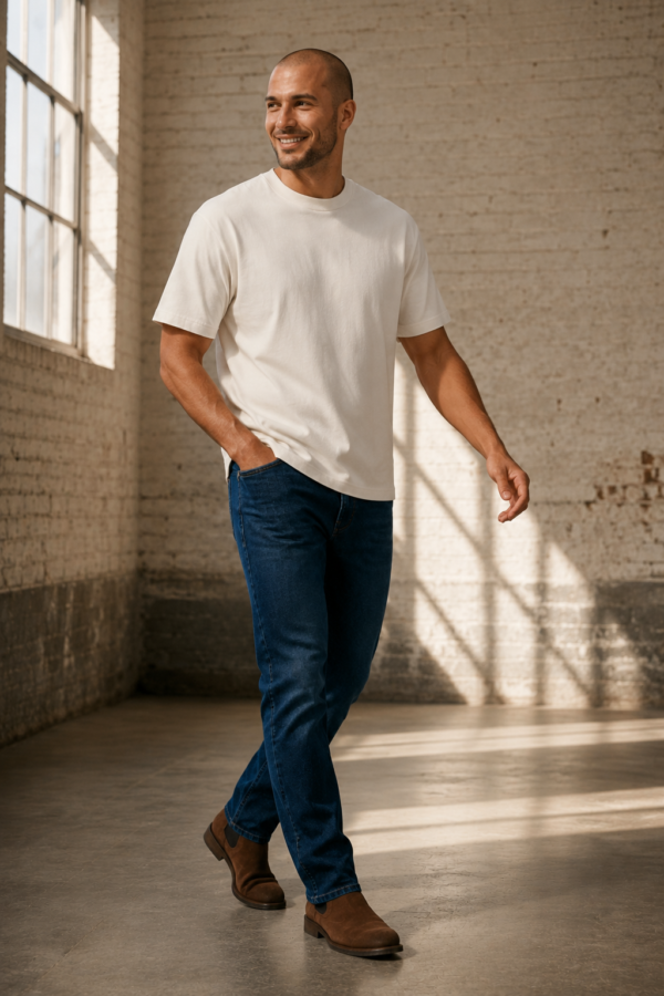 Stack 22 heavy tee alternate angle