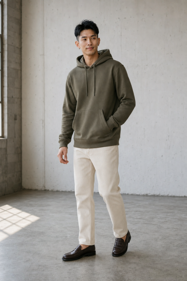 Arkwright 26 heavyweight hoodie alternate angle