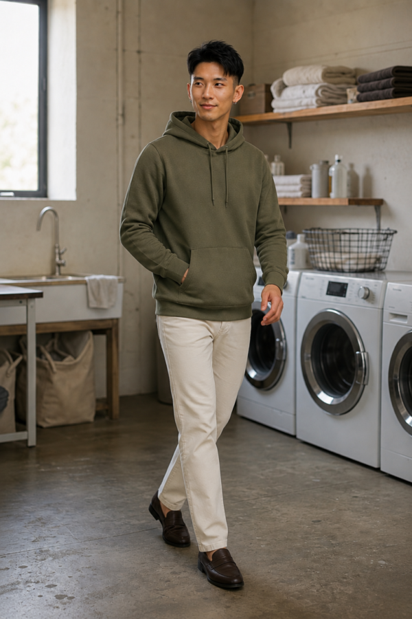 Depot 31 heavyweight hoodie alternate angle