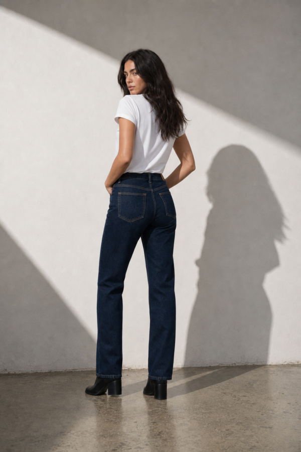 Baseline 38 relaxed jean back or construction