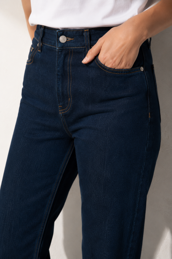 Baseline 38 relaxed jean fabric detail