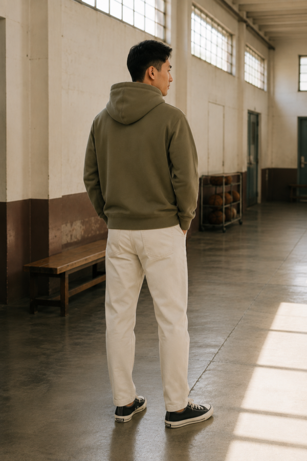 Depot 41 heavyweight hoodie back or construction