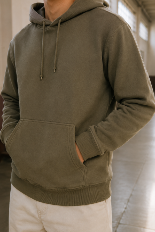 Depot 41 heavyweight hoodie fabric detail