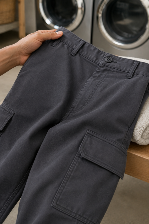 Core 44 work pant fabric detail