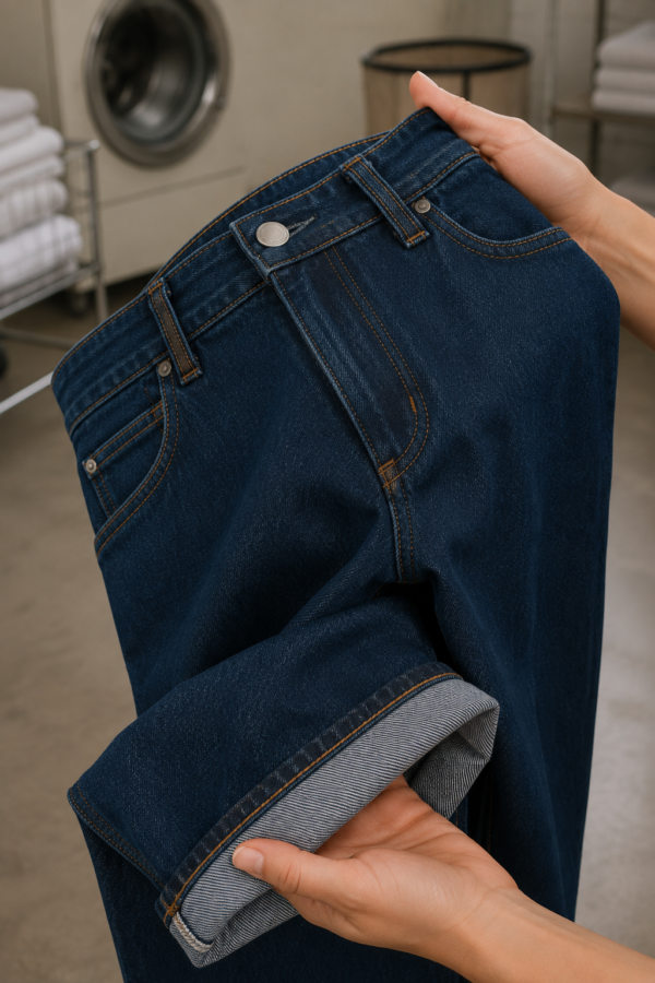 Baseline 48 relaxed jean fabric detail