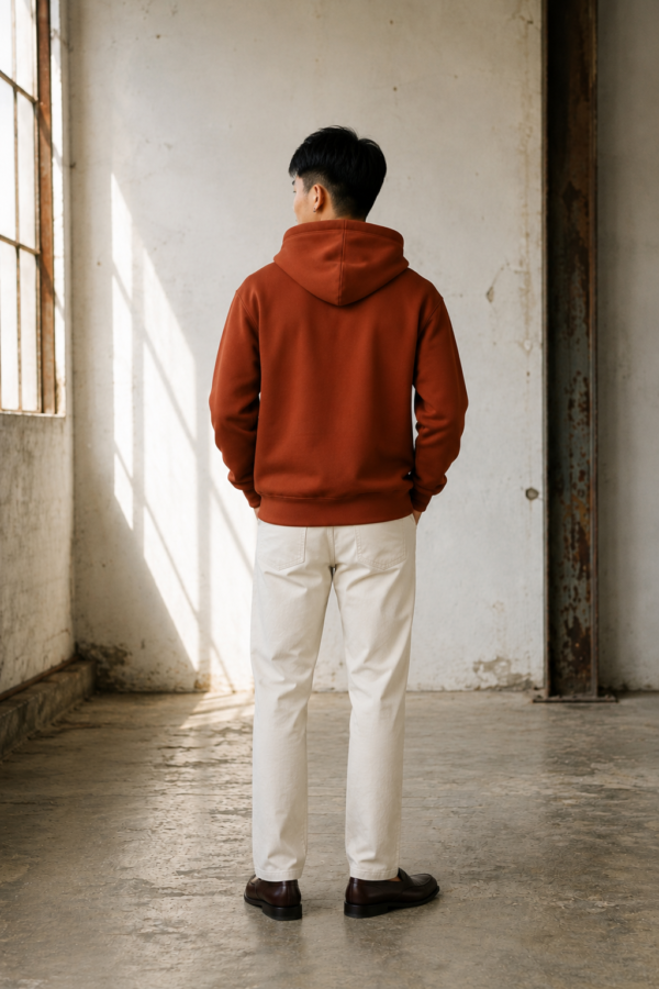 Depot 51 heavyweight hoodie back or construction