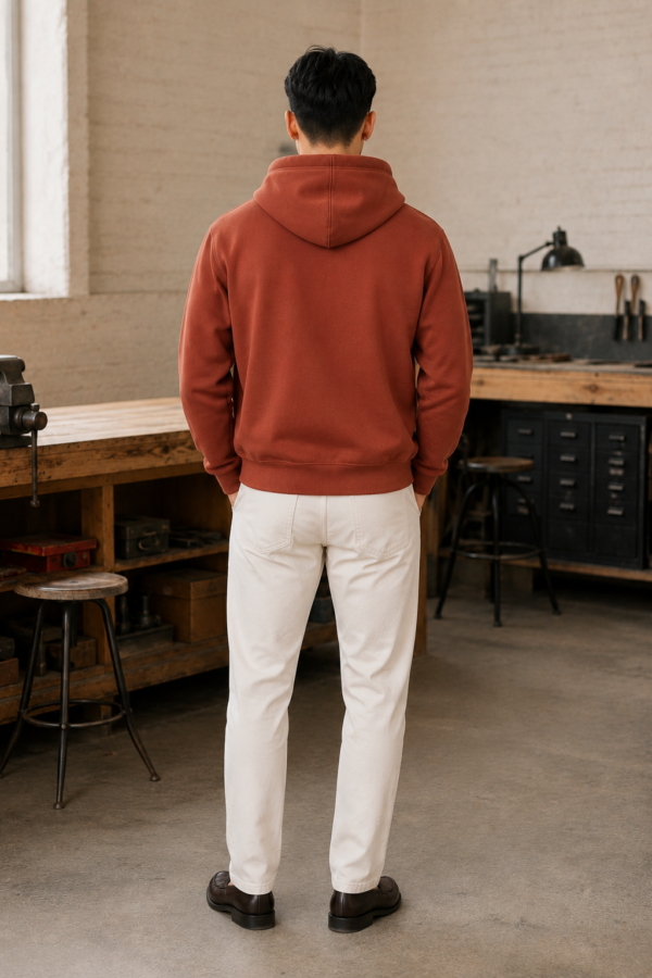 Depot 61 heavyweight hoodie back or construction