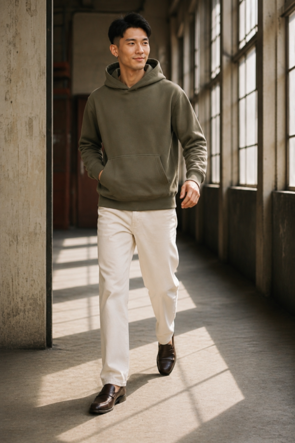 Arkwright 66 heavyweight hoodie alternate angle