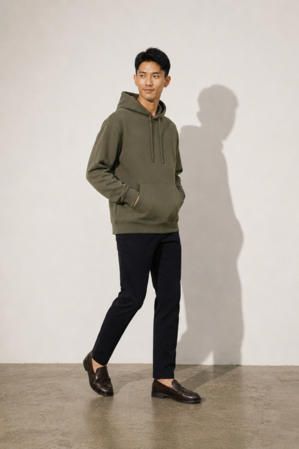 Depot 71 heavyweight hoodie alternate angle
