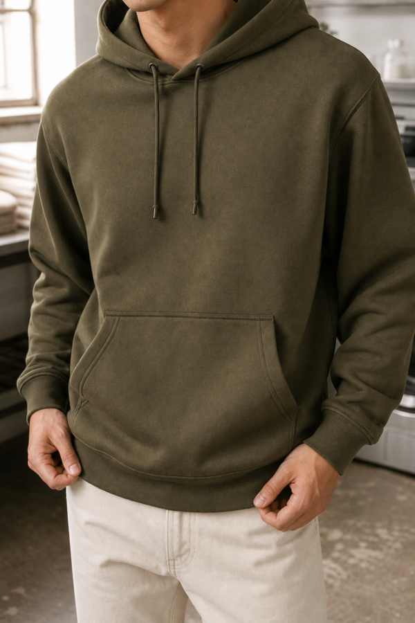Depot 81 heavyweight hoodie fabric detail