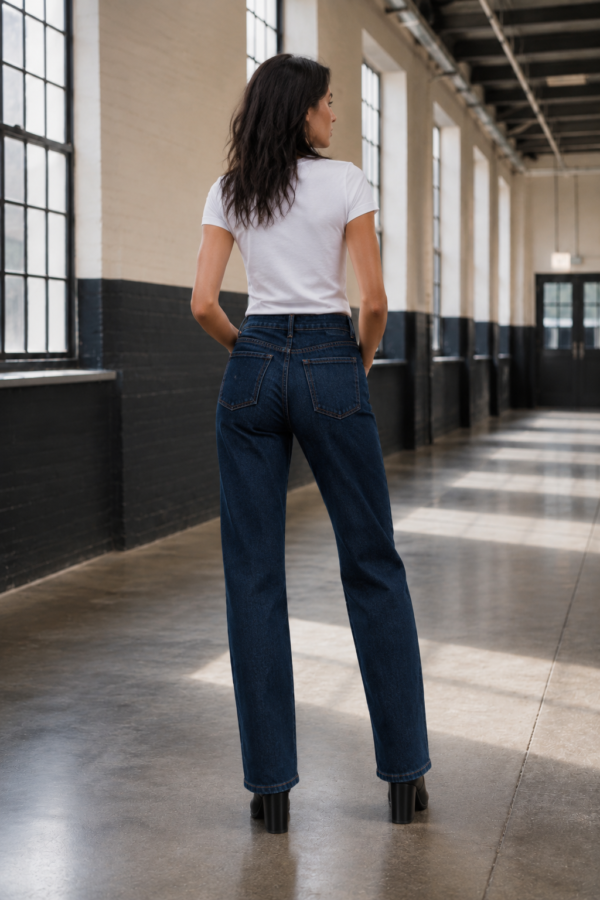 Foundry 83 relaxed jean back or construction