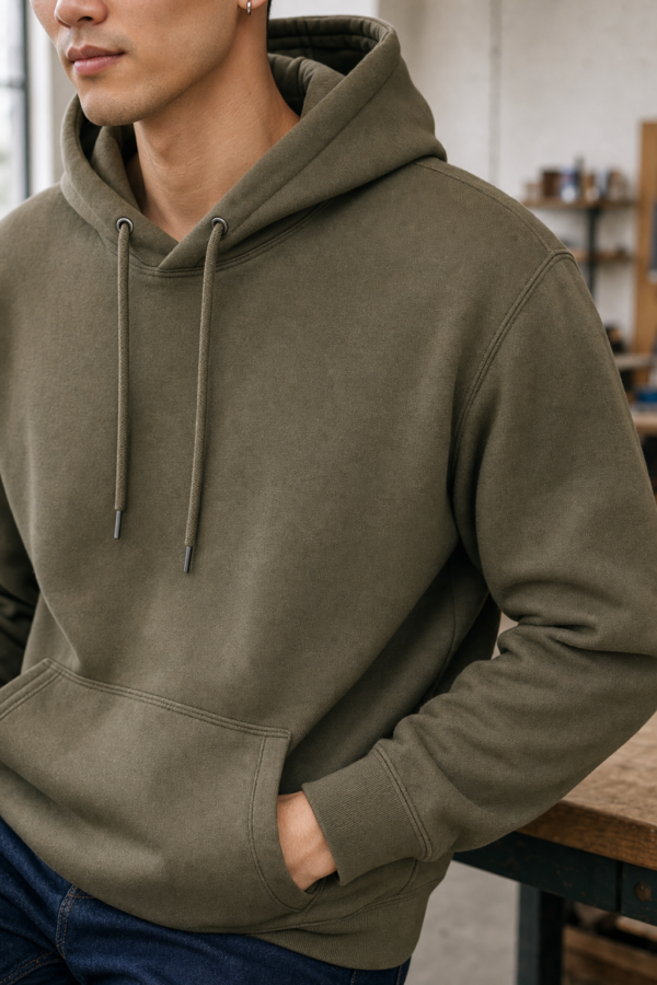 Arkwright 86 heavyweight hoodie fabric detail