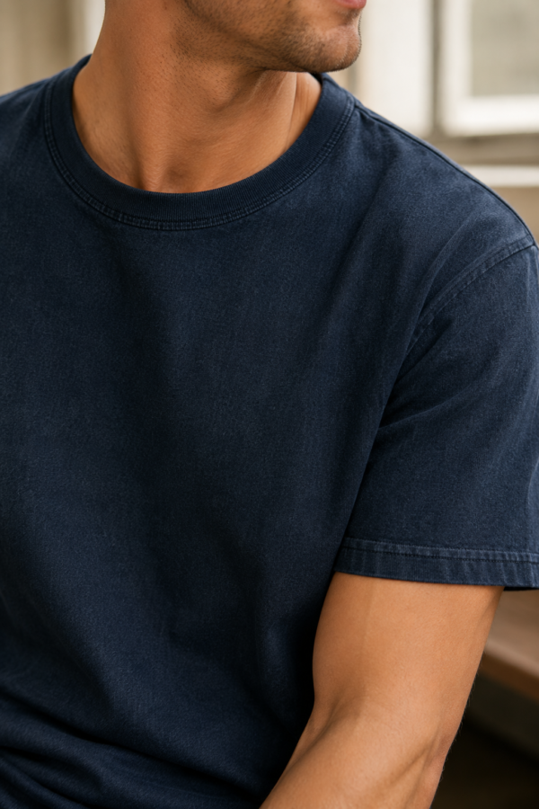 Rivet 87 heavy tee fabric detail