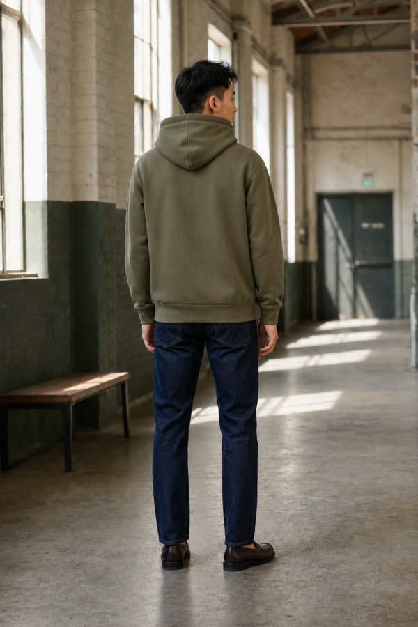 Depot 91 heavyweight hoodie back or construction