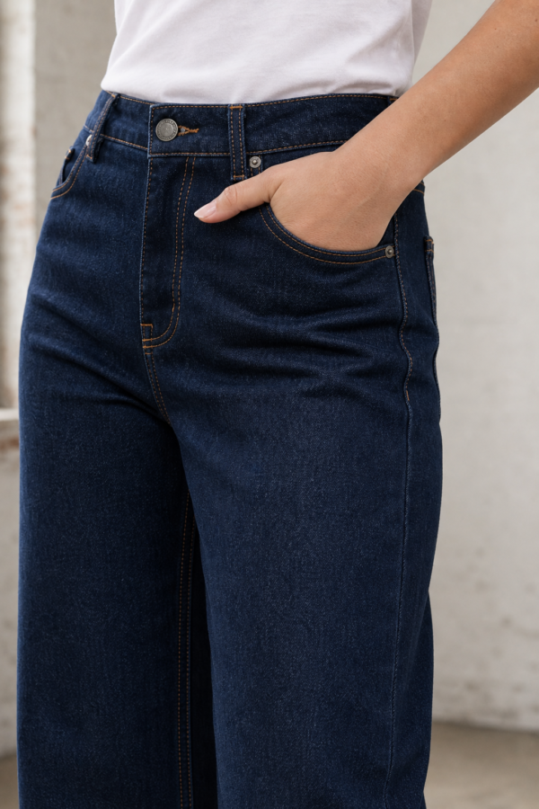Foundry 93 relaxed jean fabric detail